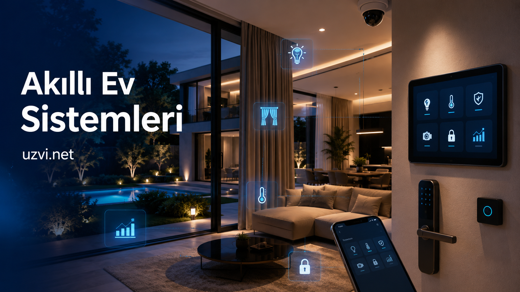 Akıllı Ev Sistemleri ile Güvenli, Konforlu ve Enerji Verimli Yaşam