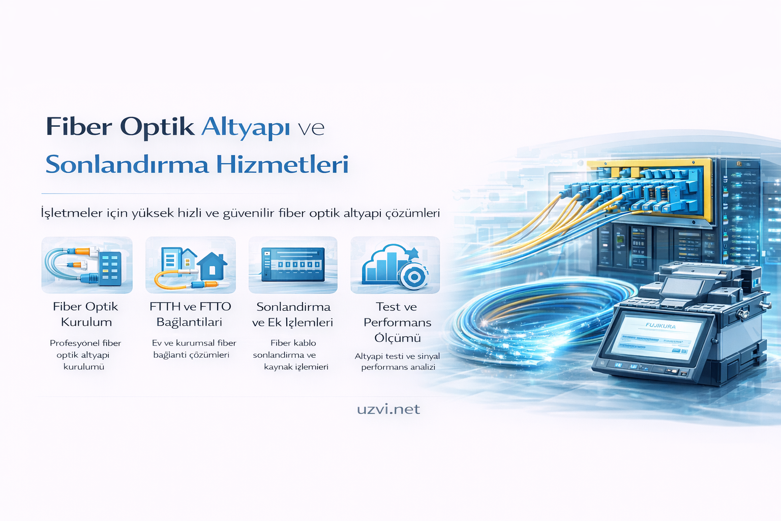 Fiber Optik Altyapı ve Sonlandırma Hizmetleri