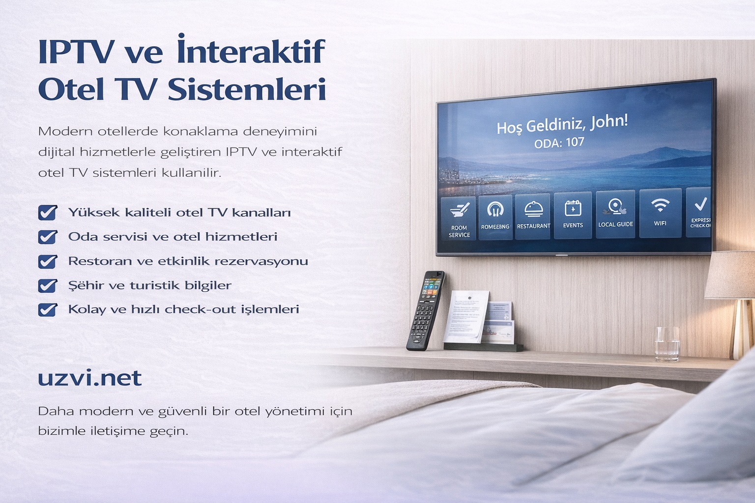 IPTV ve İnteraktif Otel TV Sistemleri